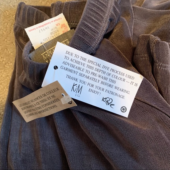 NWT Grey Shiny Lounge Pants - Picture 7 of 8